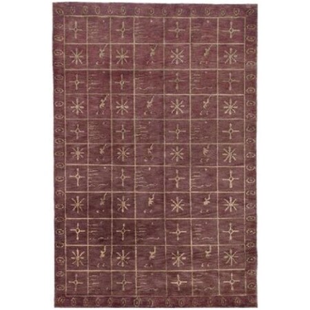 Safavieh 8 Ft. x 10 Ft. Large Rectangle- Contemporary Tibetan Hand Knotted Rug TB247B-8